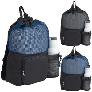 TRAILPACK – תרמיל גב עם תא רשת ובקבוק
