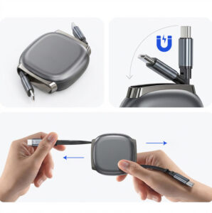 SNAPCHARGE – כבל טעינה מהיר מגנטי מתקפל Type C (תמונה 8)