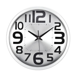TEMPO – שעון קיר מתכת עם מנגנון שקט