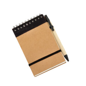 NOTEPAD – פנקס כריכה קשה עם עט A6 (תמונה 1)