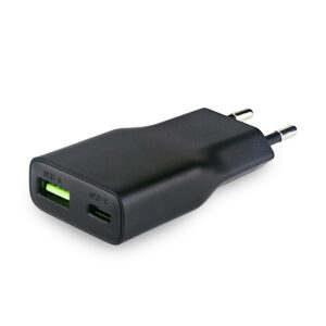 VOLTIQ – מטען 20W עם USB-A ו-USB-C וכבל (תמונה 4)