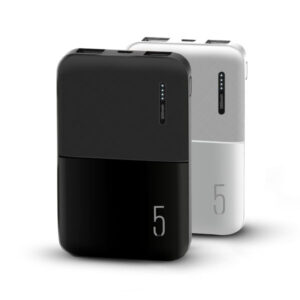 POWERSLIM – מטען נייד דק 5000mAh עם כבל משולש (תמונה 1)